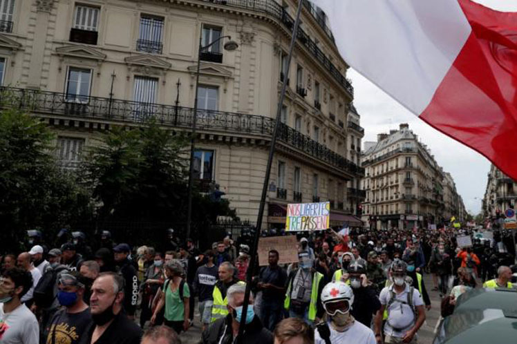 francia protestas covid