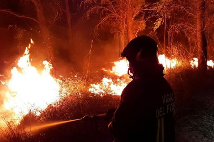 incendios en la regin de S