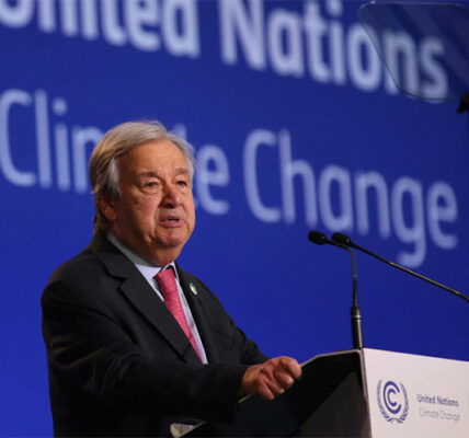 Antonio Guterres COP26 1