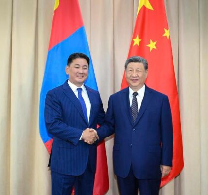 (Multimedia) Xi dice que China está dispuesta a avanzar de la mano en camino de modernización con Mongolia 4 4 22