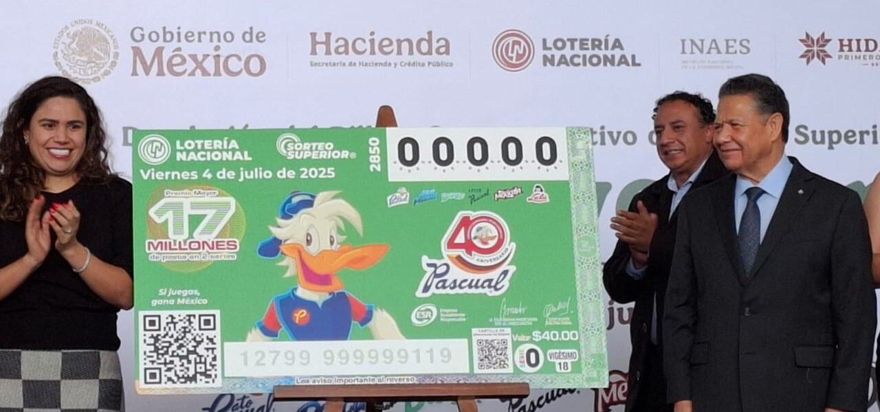Cooperativa Pascual 40 Anos de Lucha y Exito Obrero Celebrado en Billete de Loteria