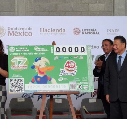 Cooperativa Pascual 40 Anos de Lucha y Exito Obrero Celebrado en Billete de Loteria