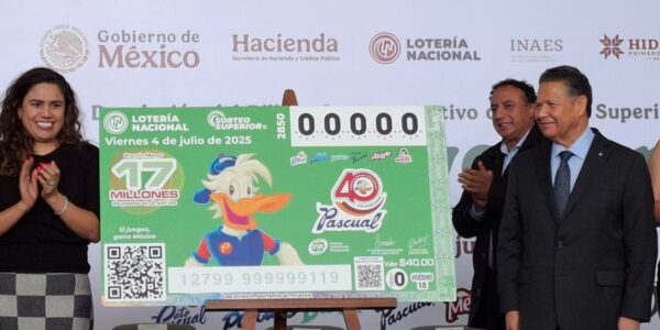 Cooperativa Pascual 40 Anos de Lucha y Exito Obrero Celebrado en Billete de Loteria