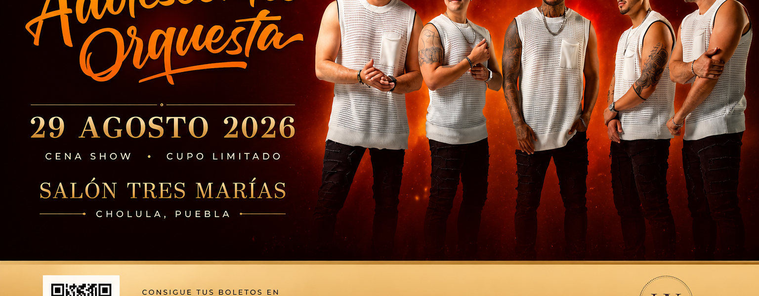 Adolescentes Orquesta desatará una cena show monumental en el Salón Tres Marías de Puebla 1 8f9fa39f d0d9 4345 96cf 67821066a295