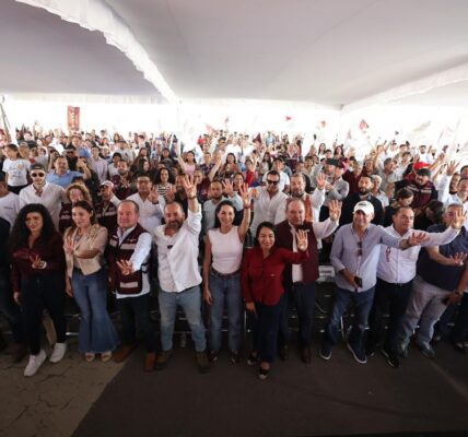 En unidad morenistas cierran filas con Claudia Sheinbaum y defienden la soberania de Mexico