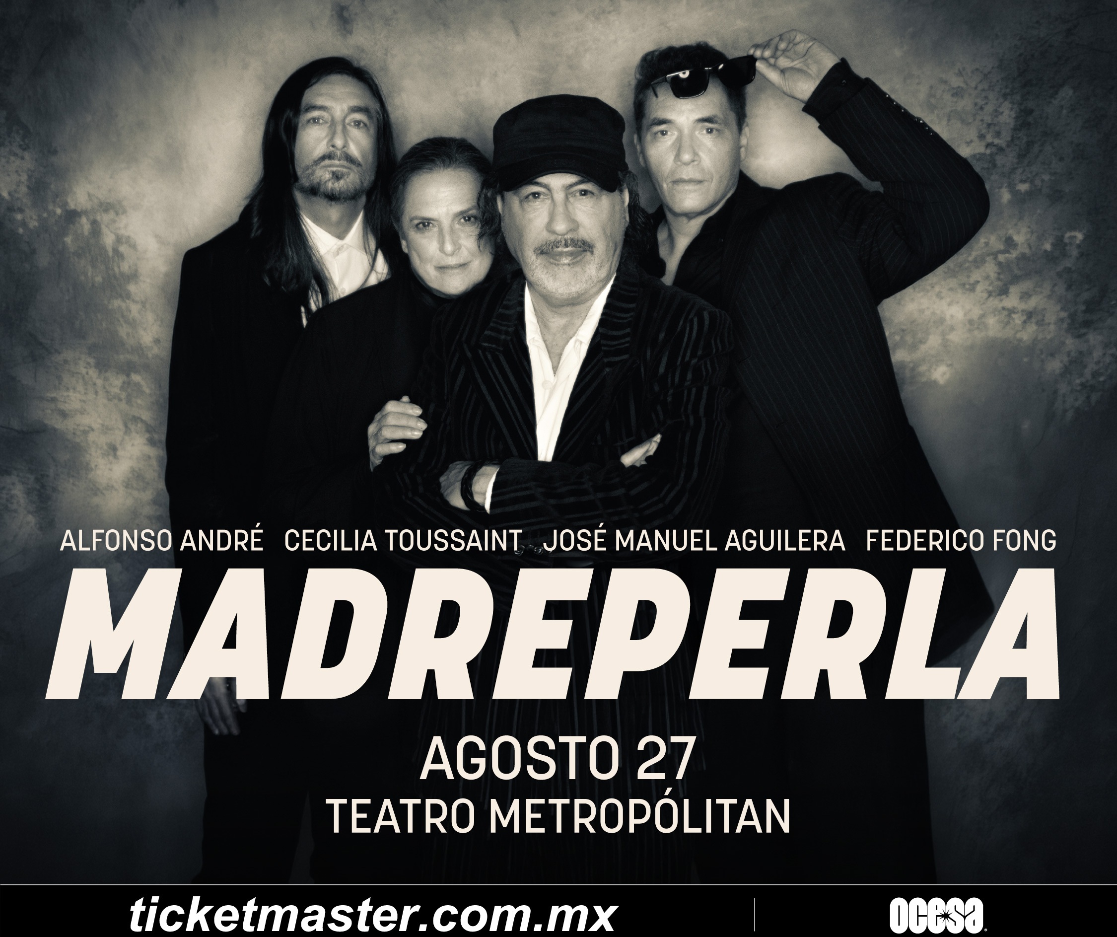 MADREPERLA reúne a cuatro referentes del rock mexicano en el Teatro Metropólitan 1 Madreperla 2026 11