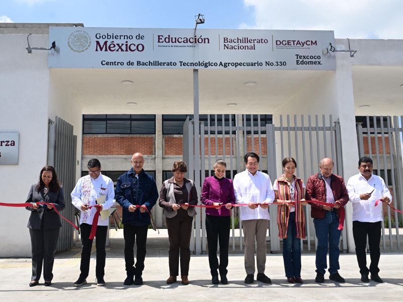 Inaugura presidenta Claudia Sheinbaum Bachillerato Nacional en Texcoco, Edomex 1 PORTADAS WEB 55