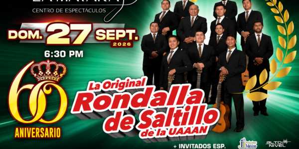 La Original Rondalla de Saltillo celebra 60 años de romanticismo con dos grandes conciertos en Neza y La Maraka 12 ac9844d7 6db4 442d 9b26 f95a234b85b9