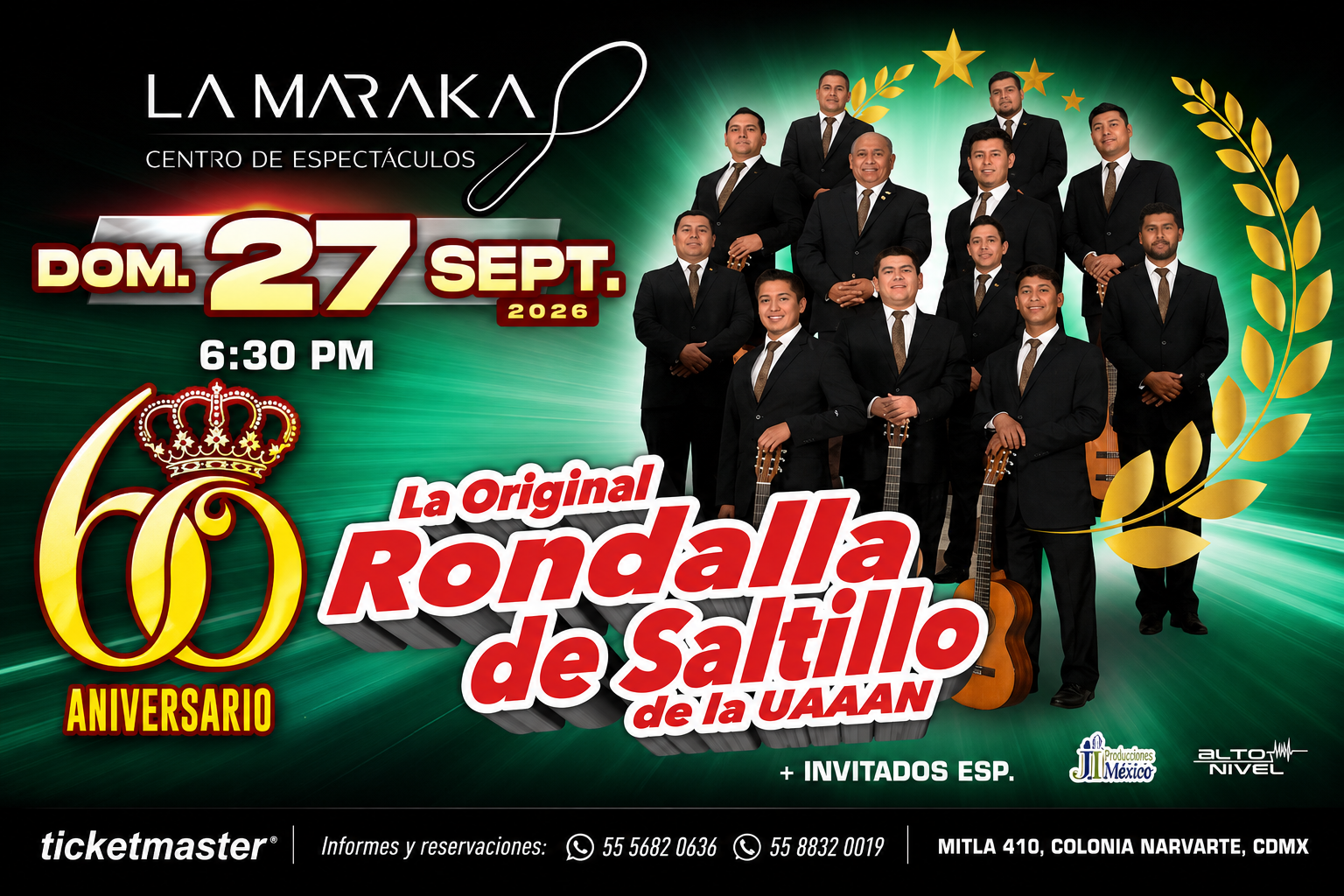 La Original Rondalla de Saltillo celebra 60 años de romanticismo con dos grandes conciertos en Neza y La Maraka 1 ac9844d7 6db4 442d 9b26 f95a234b85b9