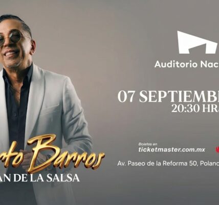Alberto Barros llevará el pulso de Colombia al Auditorio Nacional en septiembre 3 dd3f0fec 8148 45e6 9c0c 464110fe6e8b