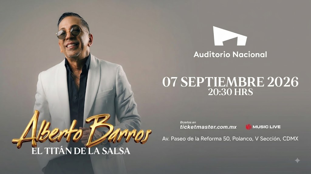 Alberto Barros llevará el pulso de Colombia al Auditorio Nacional en septiembre 1 dd3f0fec 8148 45e6 9c0c 464110fe6e8b