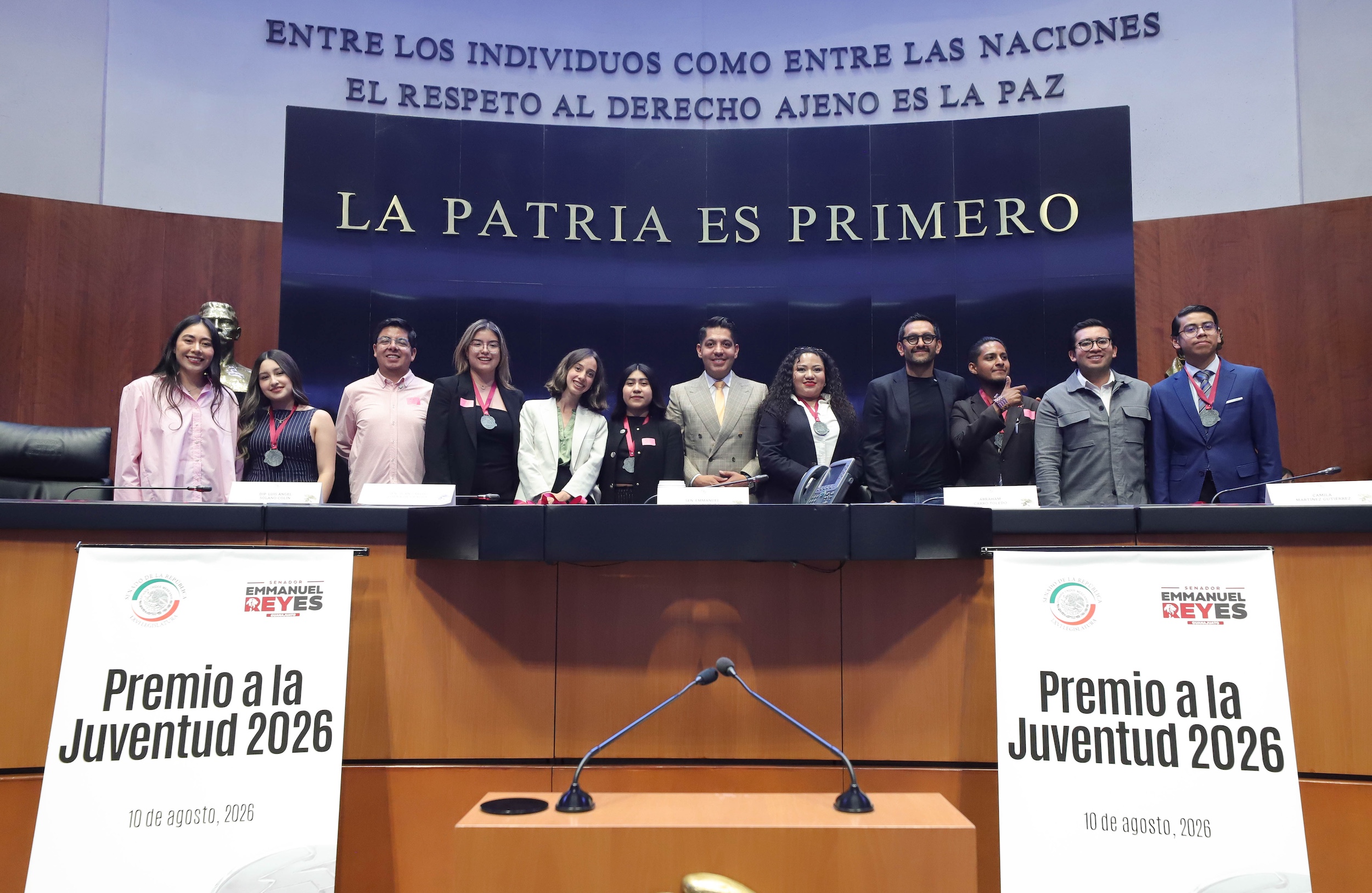 Entregan en el Senado Premio a la Juventud 2026 1 juventud