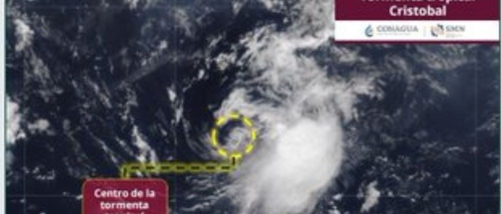 Tormenta tropical Cristóbal se forma en el Atlántico 1 se forma la tormenta tropical cristobal en el atlantico no representa peligro para mexico