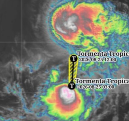 Iselle y Julio se fortalecen en el Pacífico; SMN descarta peligro para México 2 tormentas iselle julio 25ago26