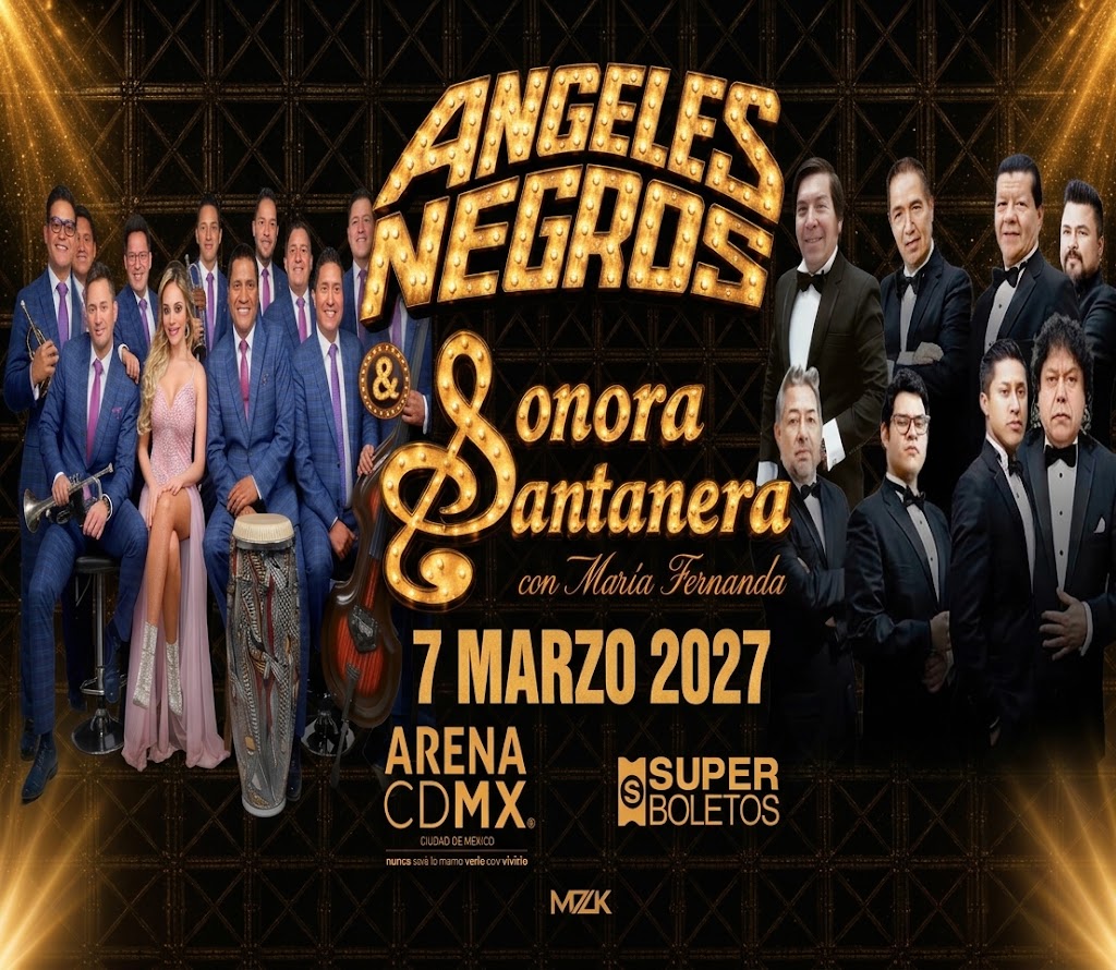 LOS ÁNGELES NEGROS iniciarán en la Arena CDMX el camino hacia seis décadas de historia con la Sonora Santanera Con María Fernanda 1 watermarked img 2266635281095635706