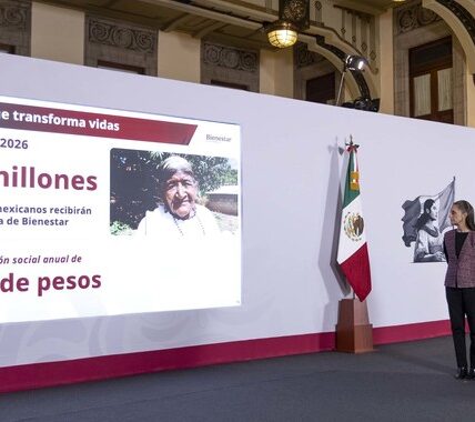 Programas para el Bienestar son apoyo directo a la gente y a la economía: presidenta; al cierre del 2026 beneficiarán a 42.8 millones 1 post 2026 09 07 Conferencia de prensa matutina Palacio Nacional 08 JCB
